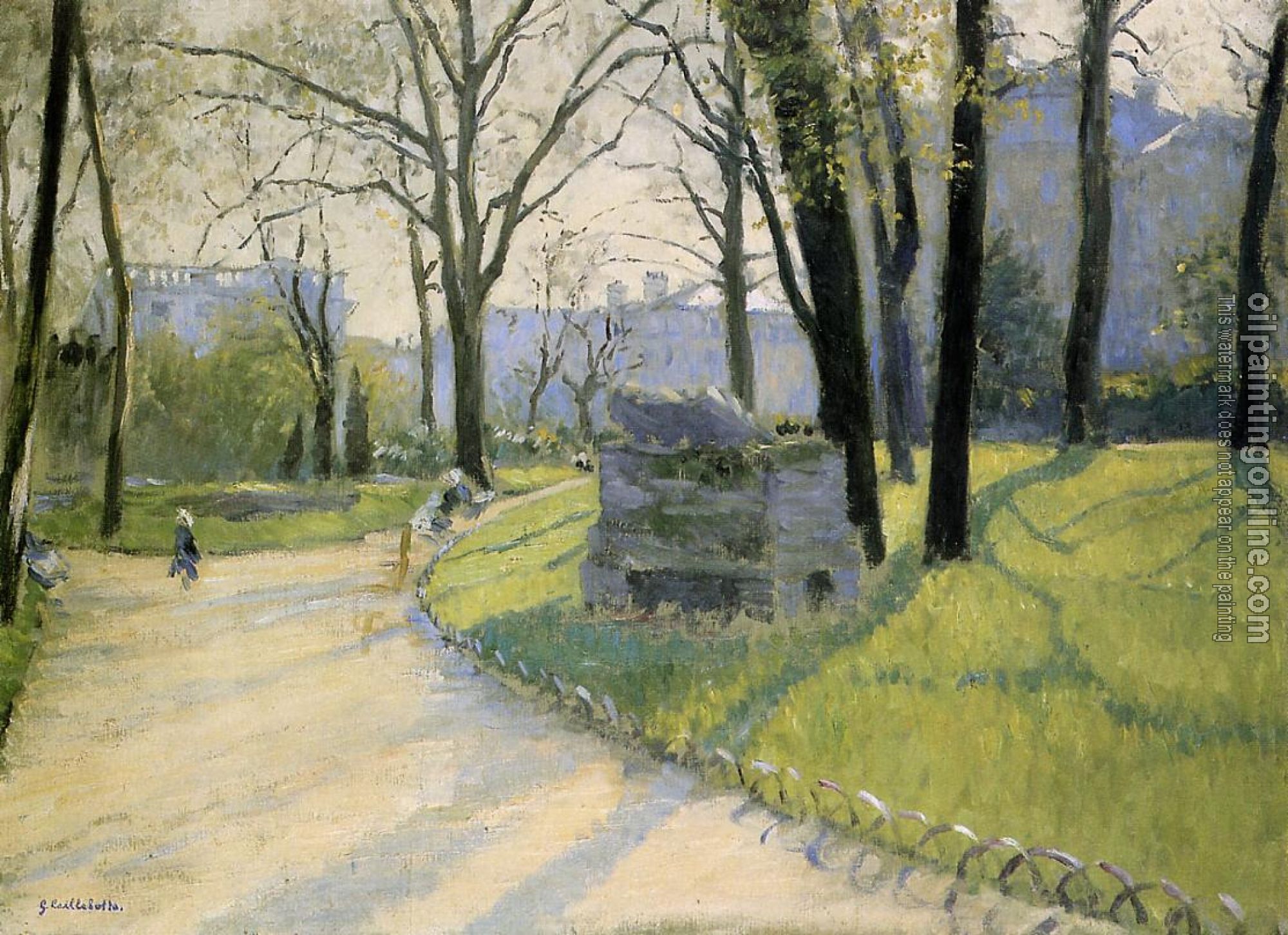 Gustave Caillebotte - The Parc Monceau